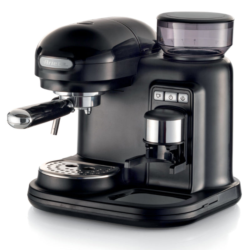 Moderna Espresso With Professional Grinder Black
