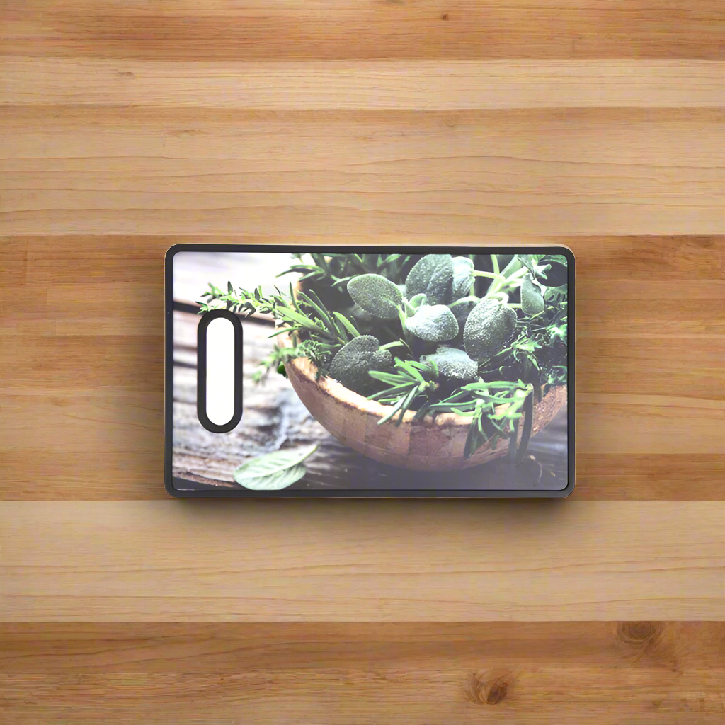 Cutting Board With Knife