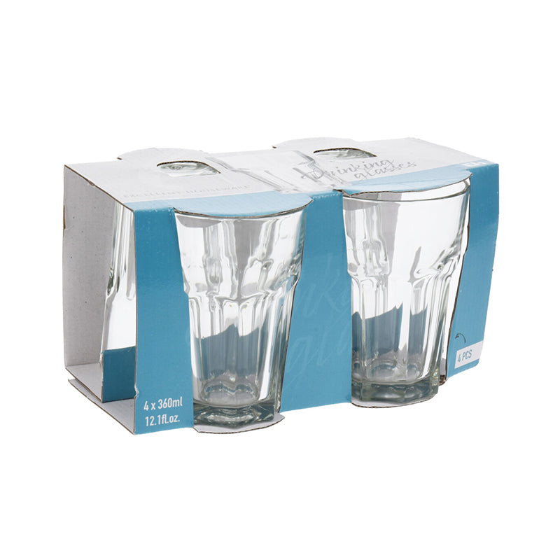 Drinking Glass Set 360ml (Set of 4)
