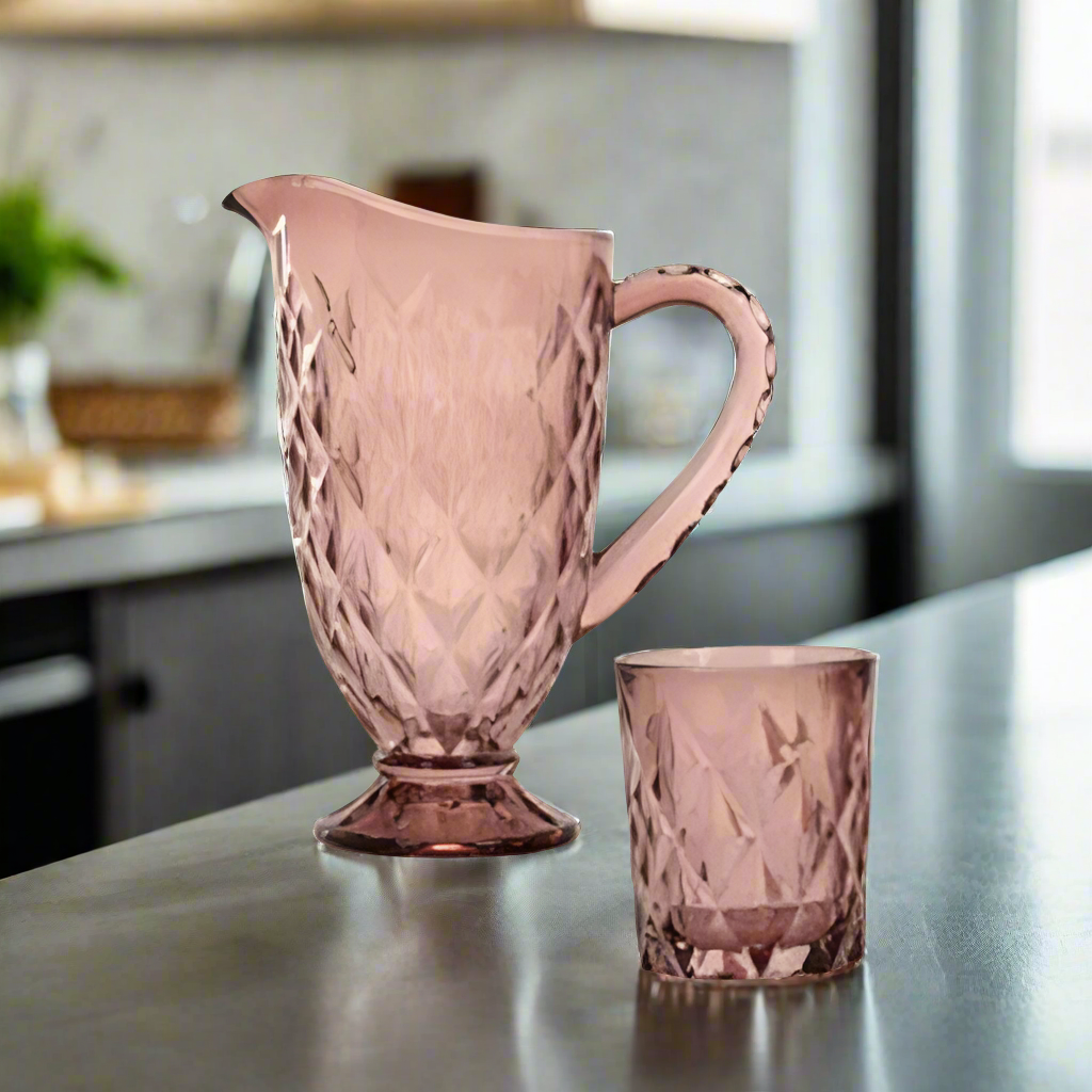 Drinking Glasses With Pitcher (Set of 7 Pcs)