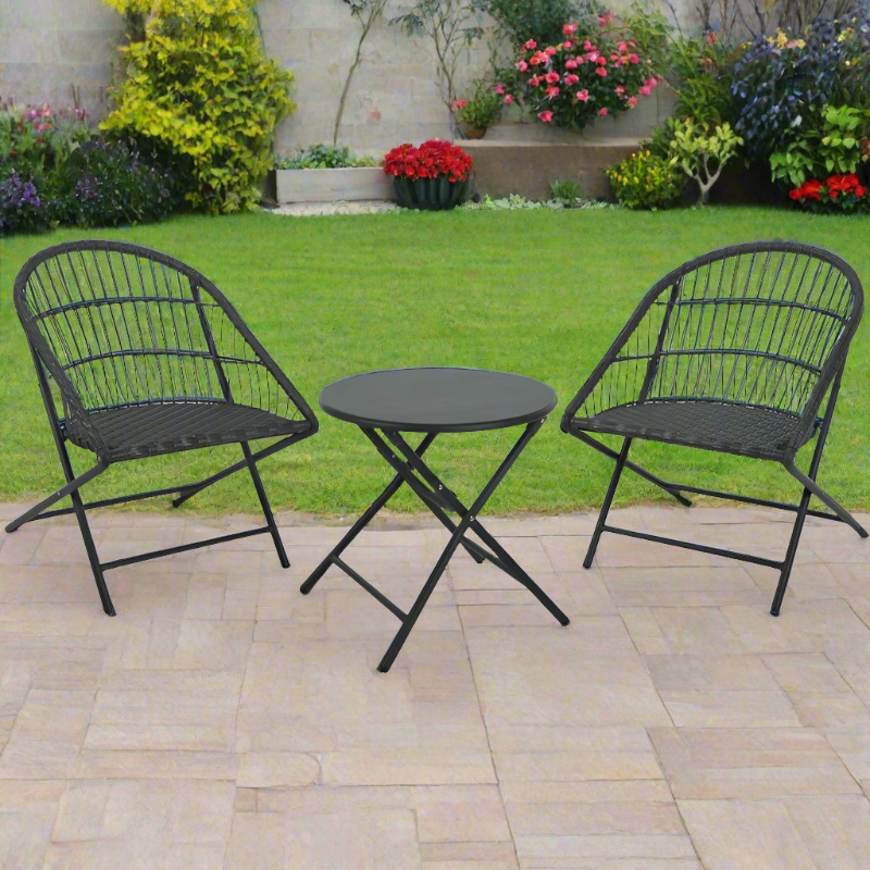 Foldable Garden Set Metal (Set of 3)