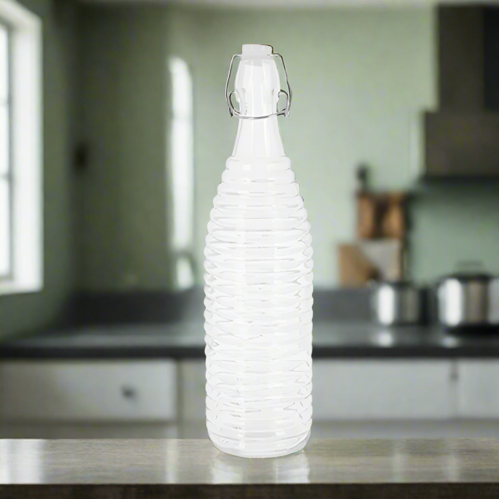 Glass Bottle With Swing Lid 1000ml