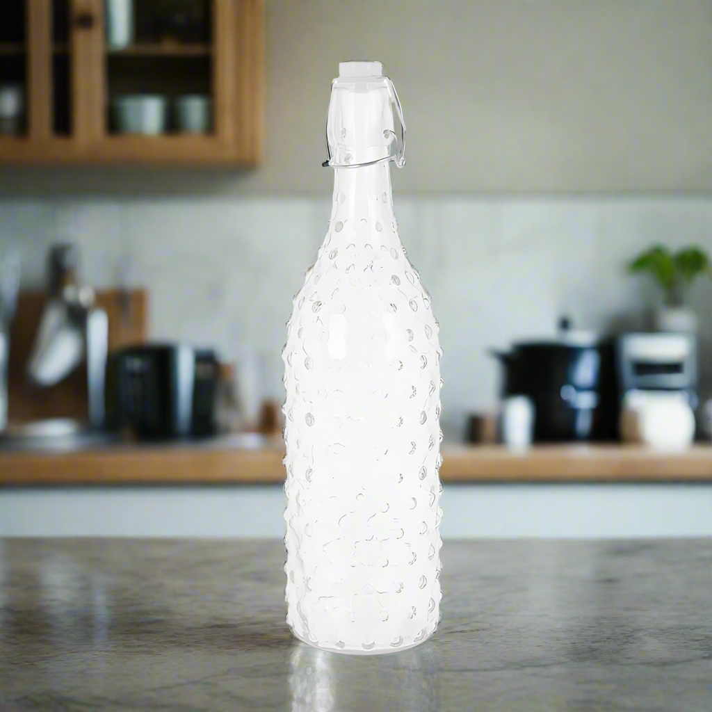 Glass Bottle With Swing Lid 1000ml