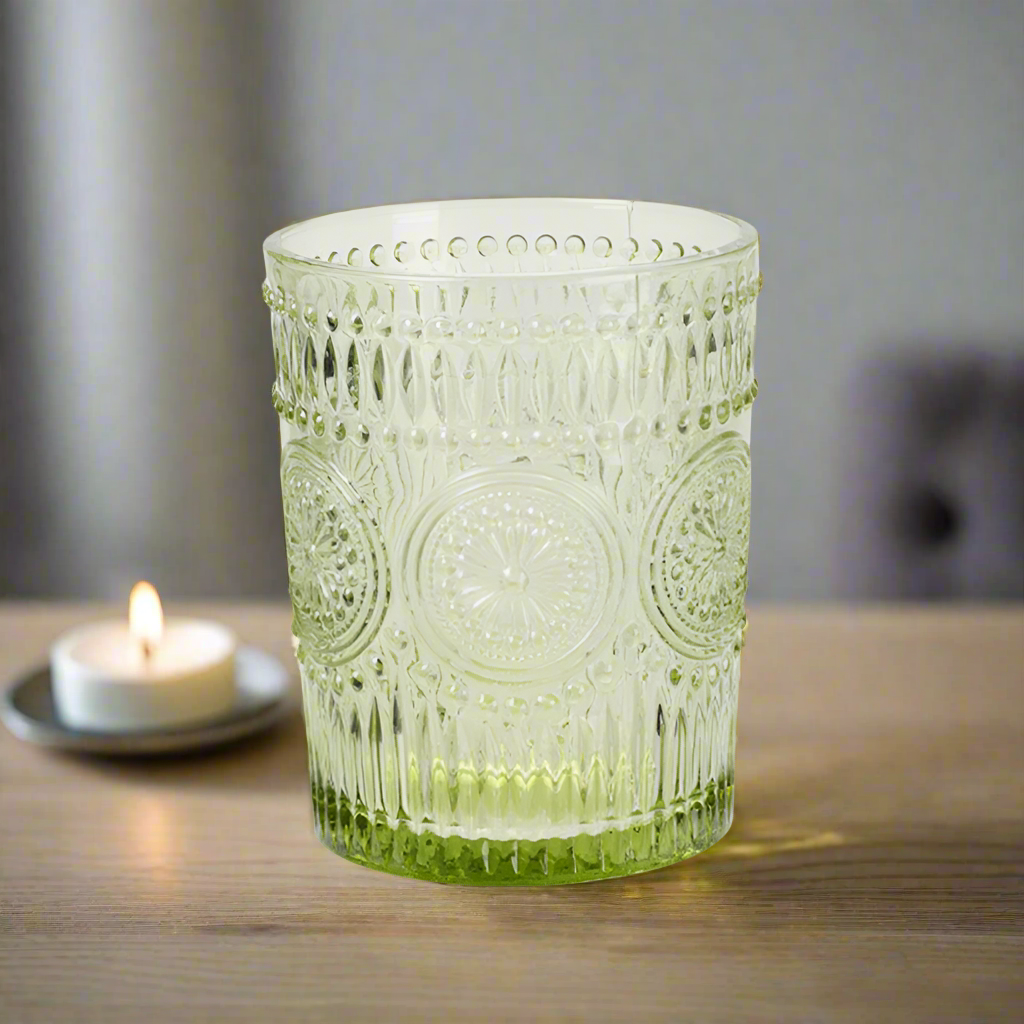 Glass Candle Holder
