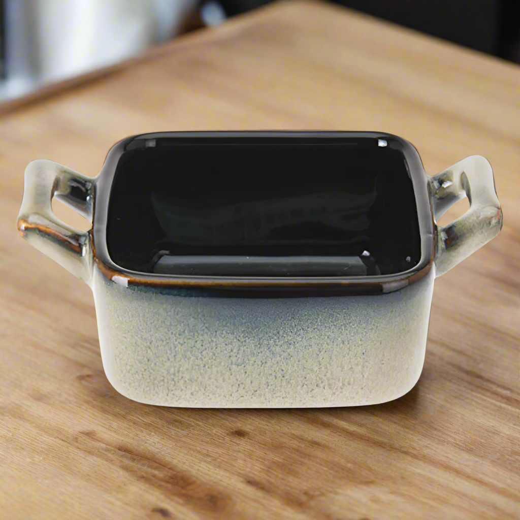 Tapas Dish Stoneware With Handles 100ml