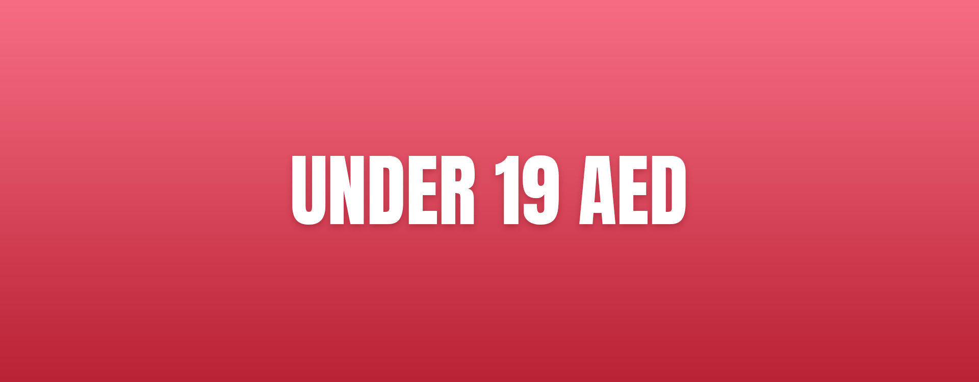 Products under AED 19