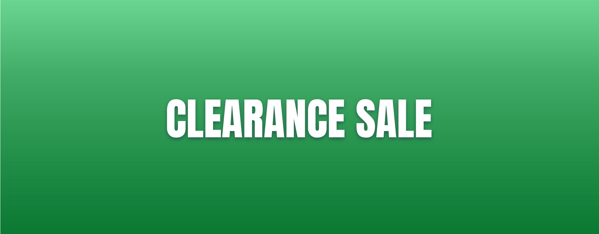 Clearance Sale