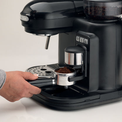 Moderna Espresso With Professional Grinder Black