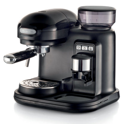 Moderna Espresso With Professional Grinder Black