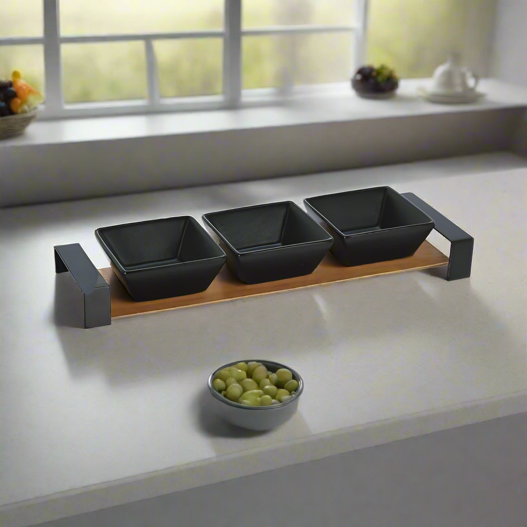 Serving Set 4pcs Ceramic On Ac