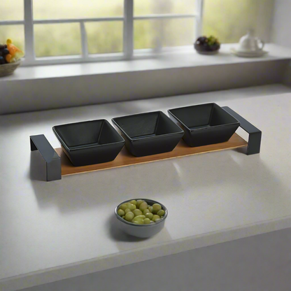 Serving Set 4pcs Ceramic On Ac