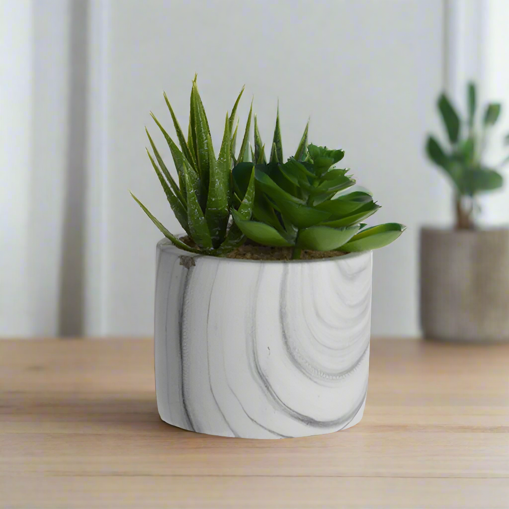 Artificial Plant Round Concrete