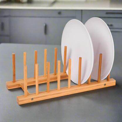 Plate Holder Bamboo