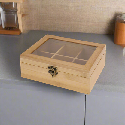 Teabox Bamboo 210x160x78mm