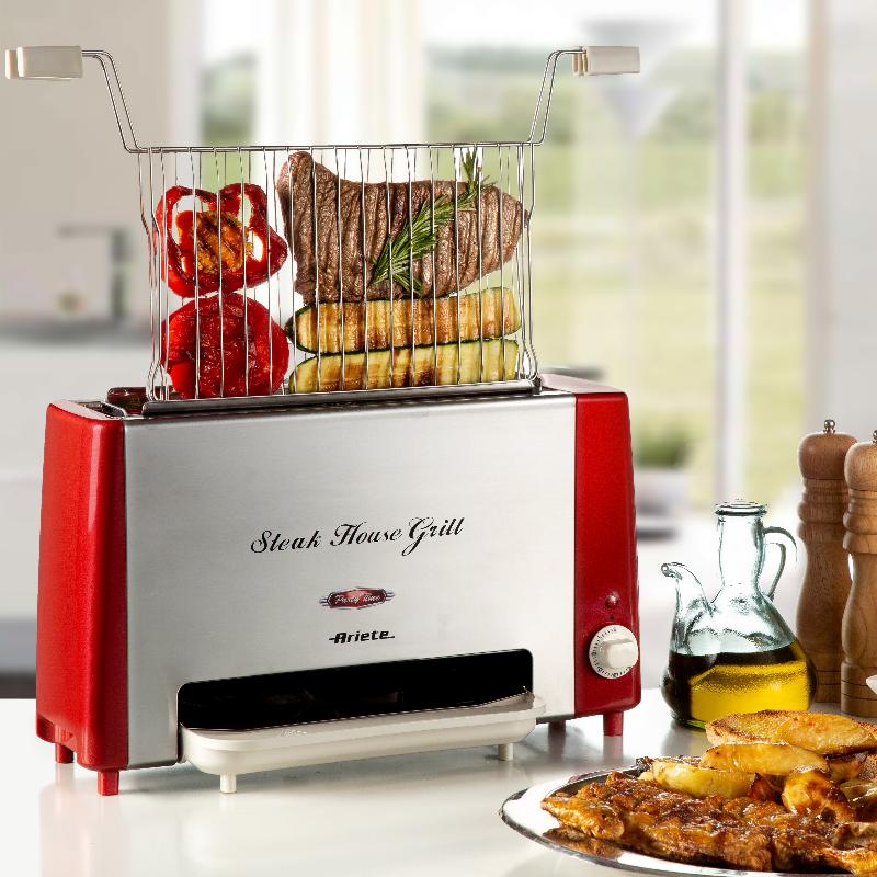 Vertical Grill Red & White