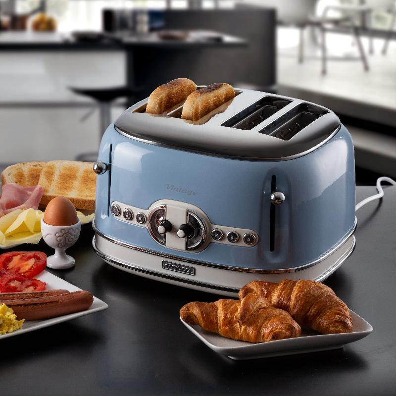 Toaster Vintage Blue 4 Slices