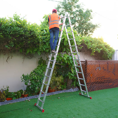 Aluminium Multi-Purpose Ladder 4x6  Steps (6.70Mt)