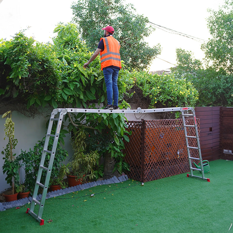 Aluminium Multi-Purpose Ladder 4x6  Steps (6.70Mt)