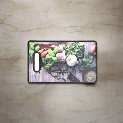 Cutting Board With Knife