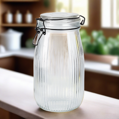 Glass Jar With Lid 1500ml