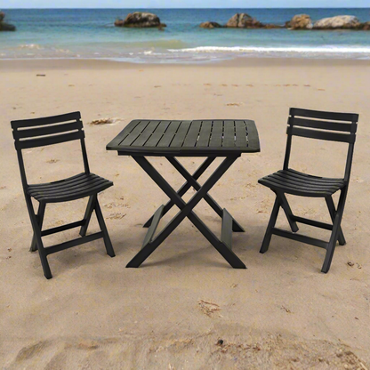 Camping Set Anthracite (Set of 3)