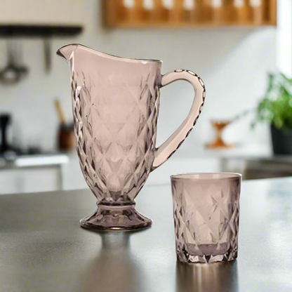 Drinking Glasses With Pitcher (Set of 7 Pcs)