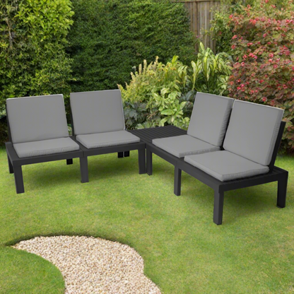 Garden Set Molok Grey (Set of 5)