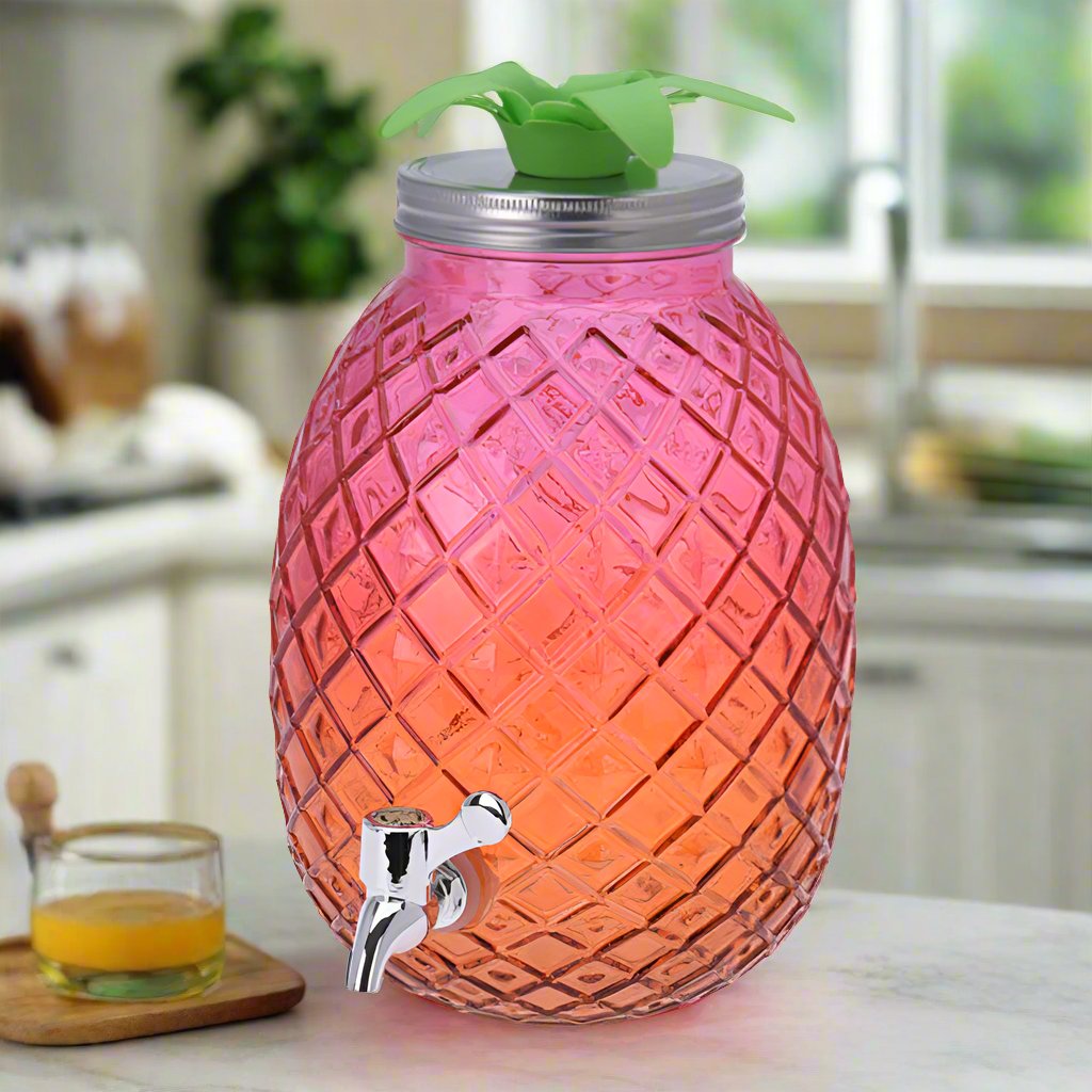 Glass Beverage Dispenser 4.7L