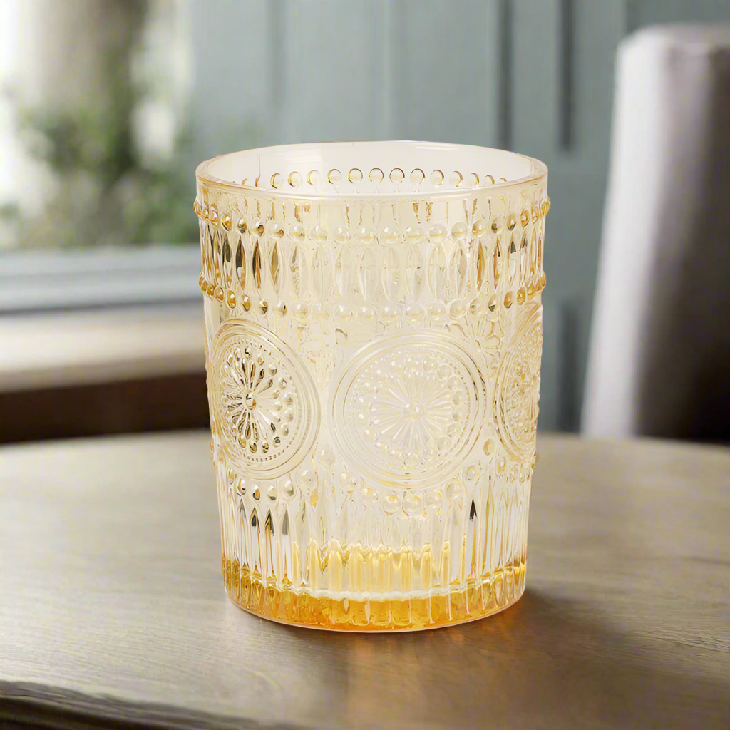 Glass Candle Holder