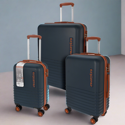 Luggage Set 3pcs Abs Blue