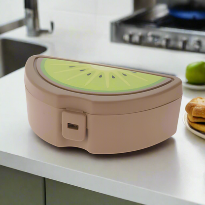 Lunch Box With Spork Fruit Design