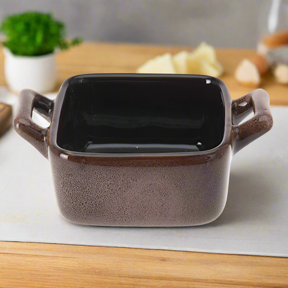 Tapas Dish Stoneware With Handles 100ml