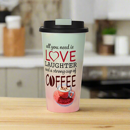 Travel Mug With Lid 450ml