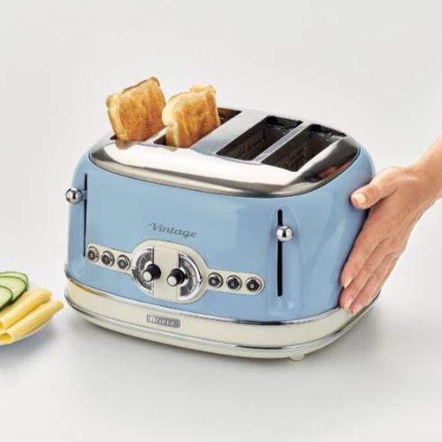 Toaster Vintage Blue 4 Slices
