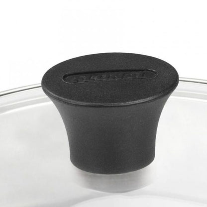 Glass Lid With Met Rim 24CM + Flonal Knob