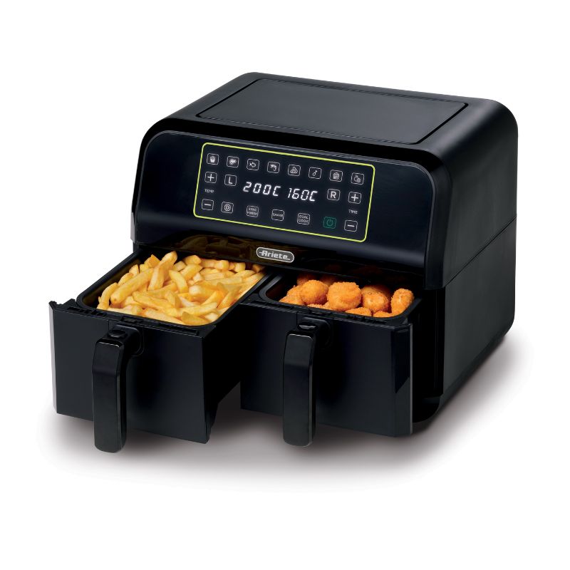 Air Fryer Dual Black 8L
