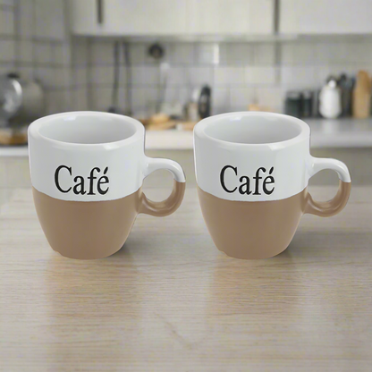 Coffee Mug Stoneware 150ml (Set of 2)