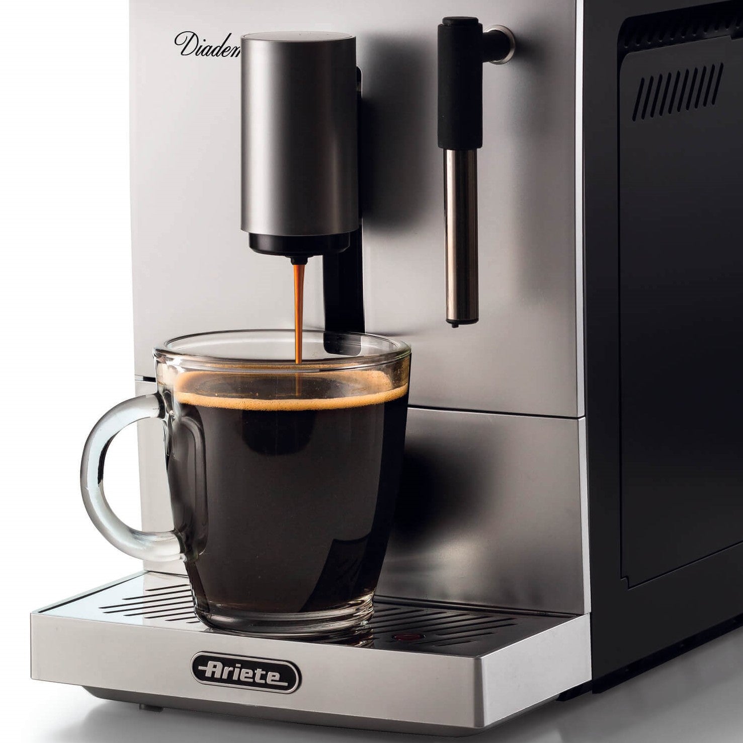 Diadema Coffee Machine Silver- Europlug