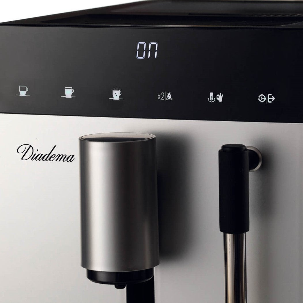 Diadema Coffee Machine Silver- Europlug