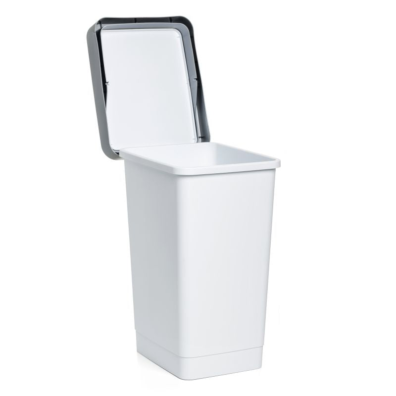 Swing Dustbin Smart 25L White
