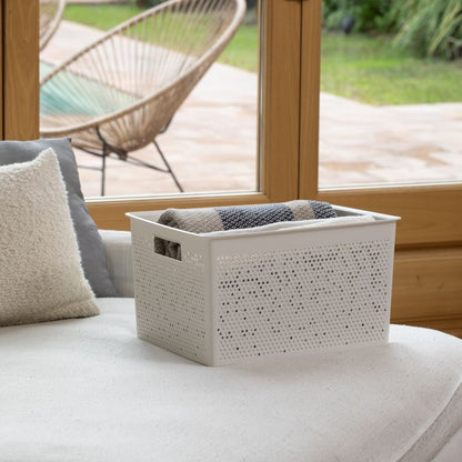 Storage Basket 20L Bohol Sky White