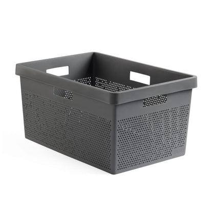 Laundry Basket 40L Bohol Anthracite Grey