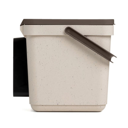 Organic Bin 6L Smart With Bracket Beige/Brown