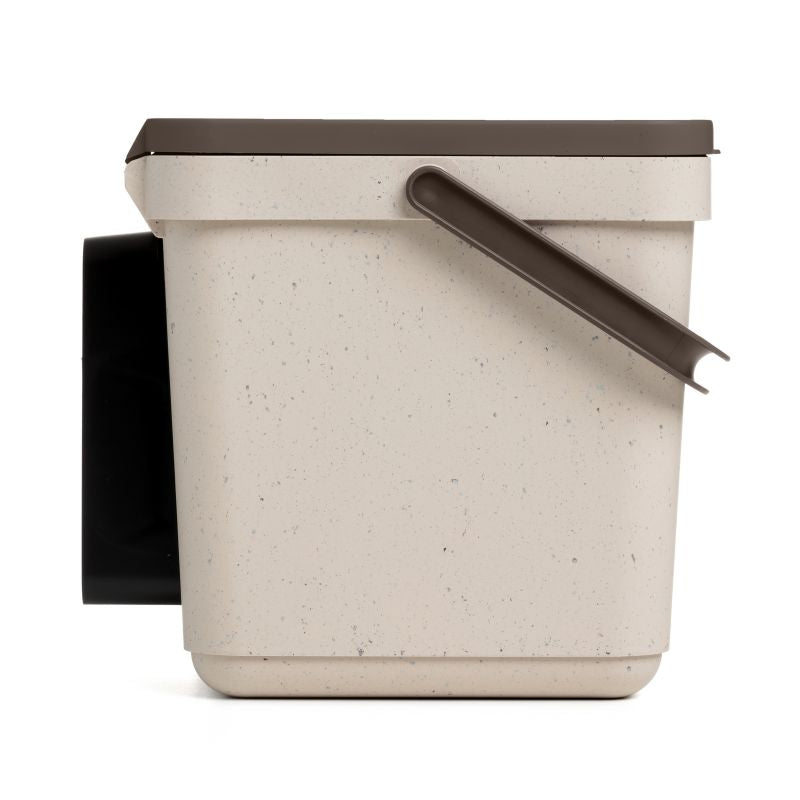 Organic Bin 6L Smart With Bracket Beige/Brown