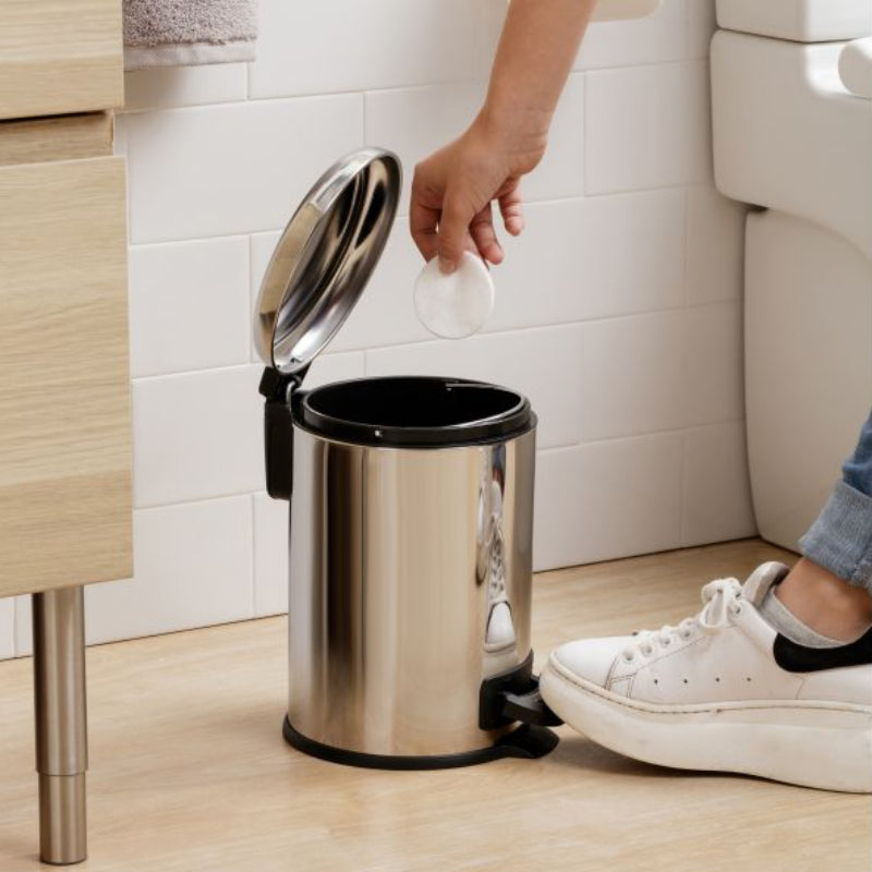 Pedal Bin 3L Nordic Steel