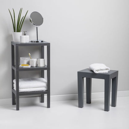 Rectangular Rack Lombok 3 Levels Grey