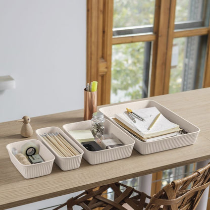 4 Organizers Set Slim + A6 + A5 + A4 Baobab Beige