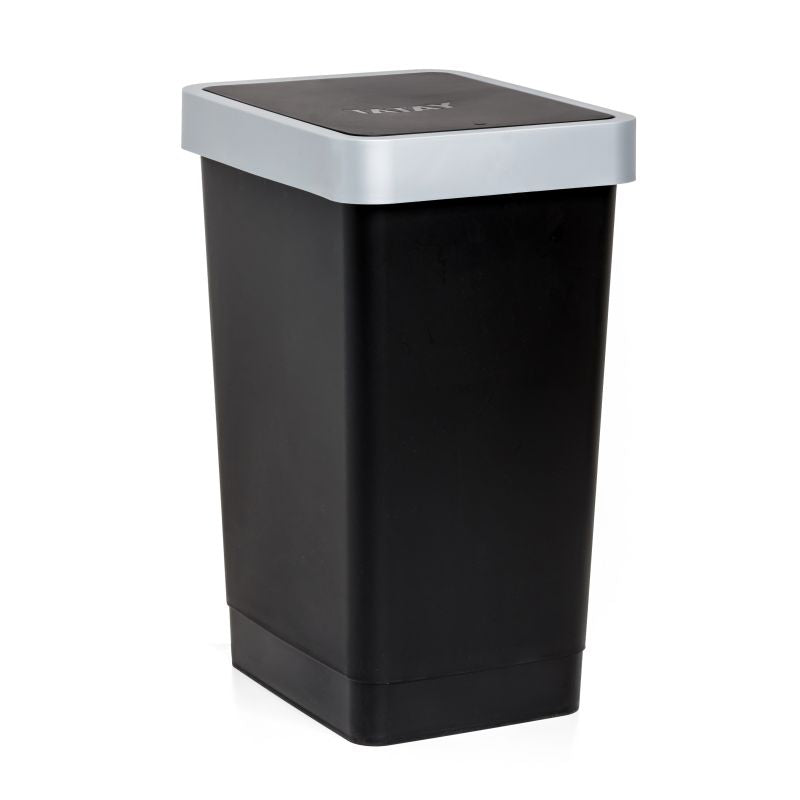 Swing Dustbin Smart 25L Black