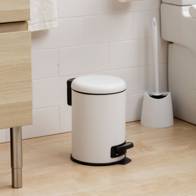 Pedal Bin 3L Nordic White