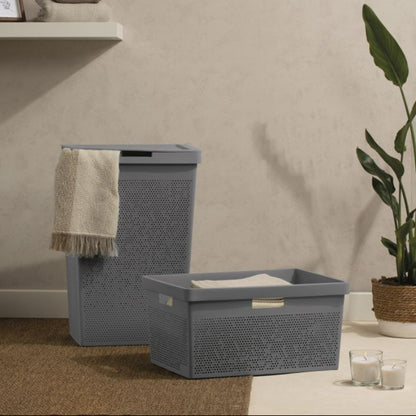 Laundry Hamper 60L Bohol Anthracite Grey